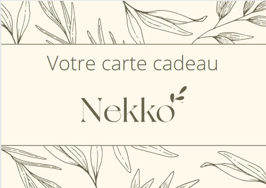 La carte cadeau Nekko